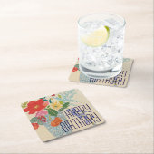 Jouw tekst toevoegen | Voorjaarsbloesems II Kartonnen Onderzetters (Insitu)