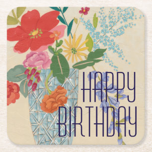 Jouw tekst toevoegen   Voorjaarsbloesems II Kartonnen Onderzetters