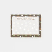 Jouw tekst | Top Hat Mustache Post-it® Notes (Voorkant)