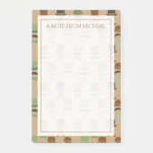 Jouw tekst | Top Hat Mustache Post-it® Notes (Voorkant)
