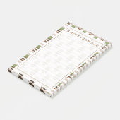 Jouw tekst | Top Hat Mustache Post-it® Notes (Schuin)