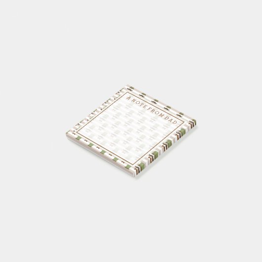 Jouw tekst | Top Hat Mustache Post-it® Notes (Schuin)