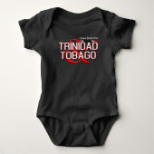 (Jouw tekst) Trinidad en Tobago Romper (Voorkant)