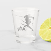 Jouw tekst voor het afslaan van gietijzer shot glas (Achterkant)