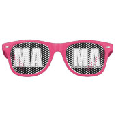 Jouw tekst - voorbeeld: MAMA Retro Zonnebril (Voorkant)