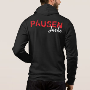 Jouw tekst - Voorbeeld: Pausenjacke Hoodie