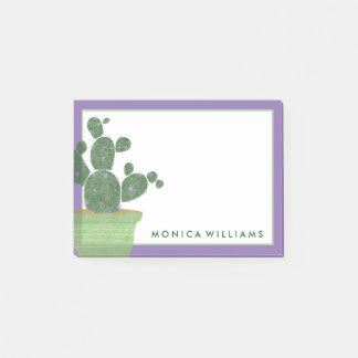 Jouw tekst | Waterverf Succulente Cactus Post-it® Notes