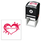 Jouw tekst zelfinktende stempel (In situ)