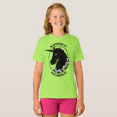 JOUW TEKST Zombie Unicorn T-Shirt (Voorkant volledig)