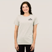 Jouw Tempo Jouw Vrede Steady Spirit Text T-Shirt (Voorkant volledig)