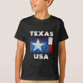 jouw thuisstad vlag TEXAS T-shirt (Voorkant)