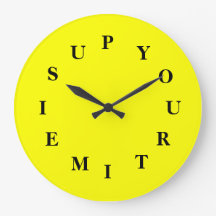 Jouw tijd is groot geel  van Janz