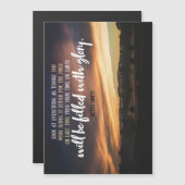 Jouw tijd op aarde magnetische uitnodiging (Voorkant / Achterkant)