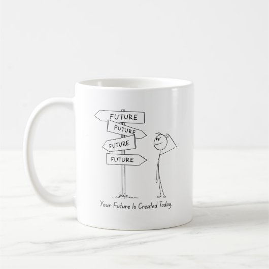 Jouw toekomst begint vandaag Mok (Links)