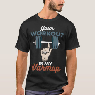 Jouw training is mijn Warmup Powerlifting Gym T-shirt