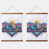 Jouw trendy moderne ontwerp hangend wandkleed (Dubbel)
