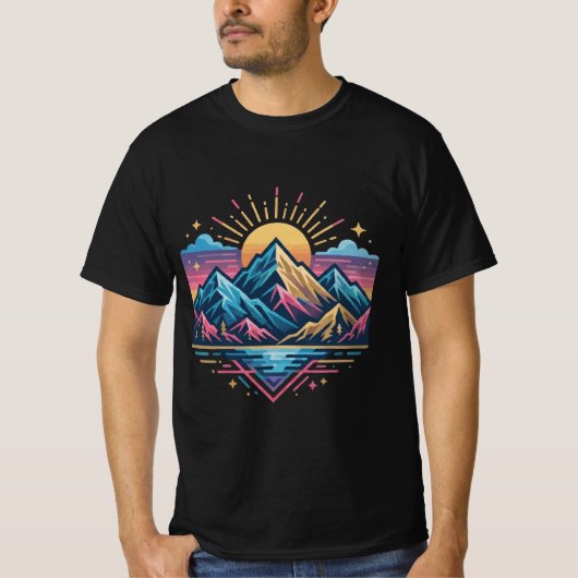 Jouw trendy moderne ontwerp t-shirt (Voorkant)
