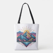 Jouw trendy moderne ontwerp tote bag (Achterkant)