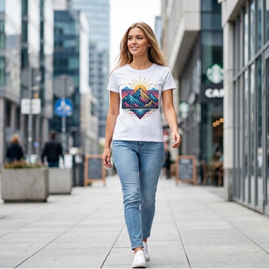 Jouw trendy moderne ontwerp Tri-Blend shirt