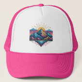 Jouw trendy moderne ontwerp trucker pet (Voorkant)