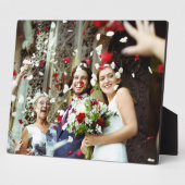 Jouw trouwfoto fotoplaat (Zijkant)