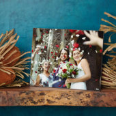 Jouw trouwfoto fotoplaat (Zijkant)