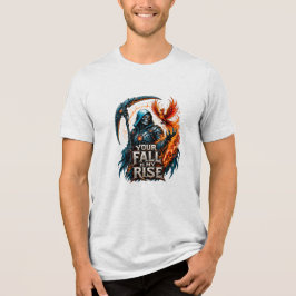 Jouw val is mijn opkomst Reaper handelsmotivatie Tri-Blend Shirt