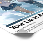 Jouw verhaal in April Anime Print (Hoek)