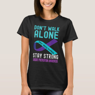 Jouw verhaal telt Preventie van zelfmoord Lichtbla T-shirt