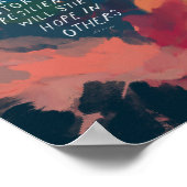 "Jouw verhaal van veerkracht.." Poster (Hoek)