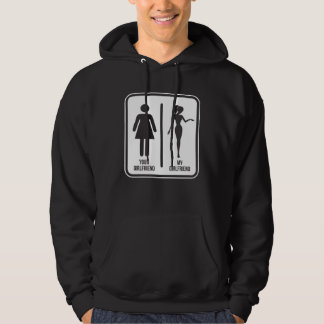Jouw vriendin tegen mijn vriendin hoodie