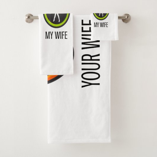 Jouw vrouw mijn vrouw bad handdoek (Insitu)