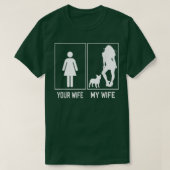 Jouw vrouw mijn vrouw, Bulldog Funny Frenchie Fo T-shirt (Design voorkant)
