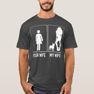 Jouw vrouw mijn vrouw, Bulldog Funny Frenchie Fo T-shirt