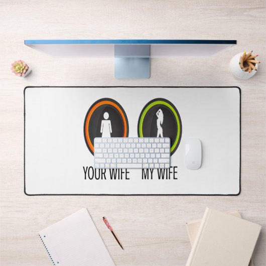 Jouw vrouw mijn vrouw bureaumat (Kantoor 1)