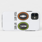 Jouw vrouw mijn vrouw Case-Mate iPhone case (Achterkant (horizontaal))