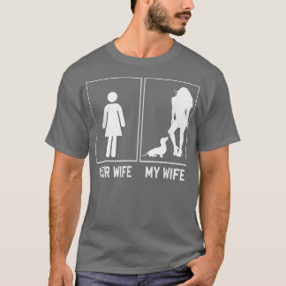 Jouw vrouw mijn vrouw Dachshund grappigte voor man T-shirt