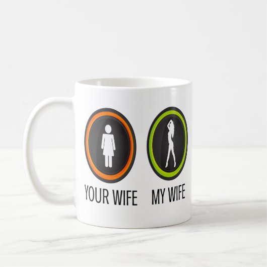 Jouw Vrouw Mijn Vrouw Koffiemok (Links)