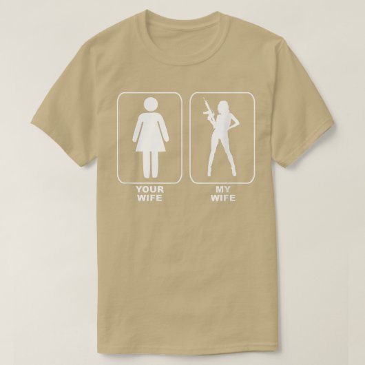 Jouw vrouw mijn vrouw t-shirt (Design voorkant)