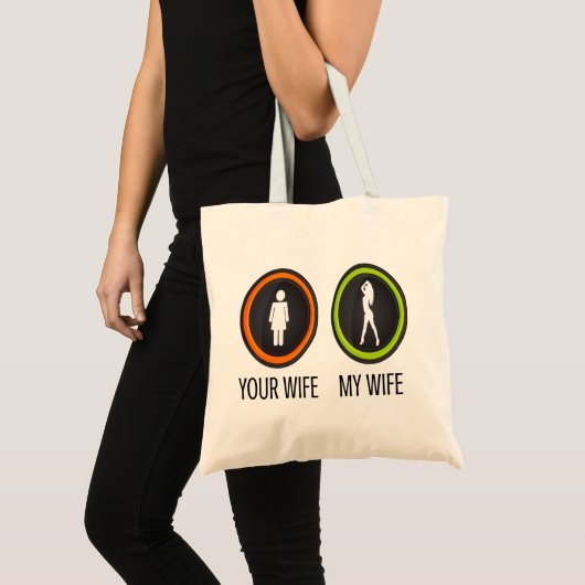 Jouw Vrouw Mijn Vrouw Tote Bag (Voorkant (product))