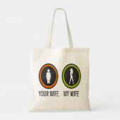 Jouw Vrouw Mijn Vrouw Tote Bag (Achterkant)