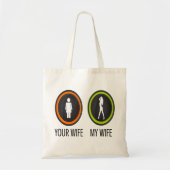 Jouw Vrouw Mijn Vrouw Tote Bag (Voorkant)