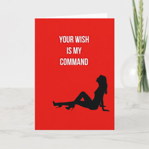 Jouw Wens Mijn Commando Hot Card Kaart