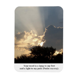 Jouw woord is een Lamp Vingers van God Magneet