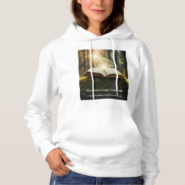 Jouw woord is een licht Christelijke dameshoodie Hoodie