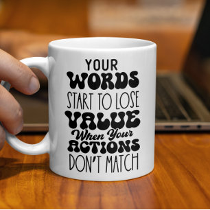 Jouw woorden Motivatie Coffee Lovers Gift Koffiemok