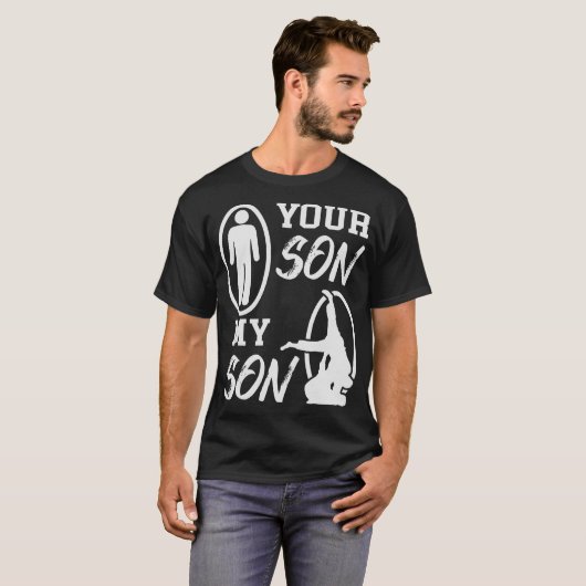 Jouw zoon Mijn zoon Jiu Jitsu Sport Champion Fight T-shirt (Voorkant volledig)