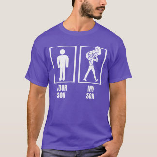 Jouw zoon mijn zoonuba papa mama grappigubist cade t-shirt