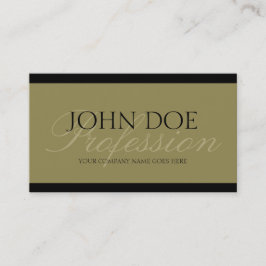 JouwJobTitle! Antiek Gold Script Visitekaartje