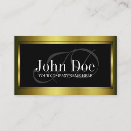 JouwJobTitle Gold Metallic Visitekaartje